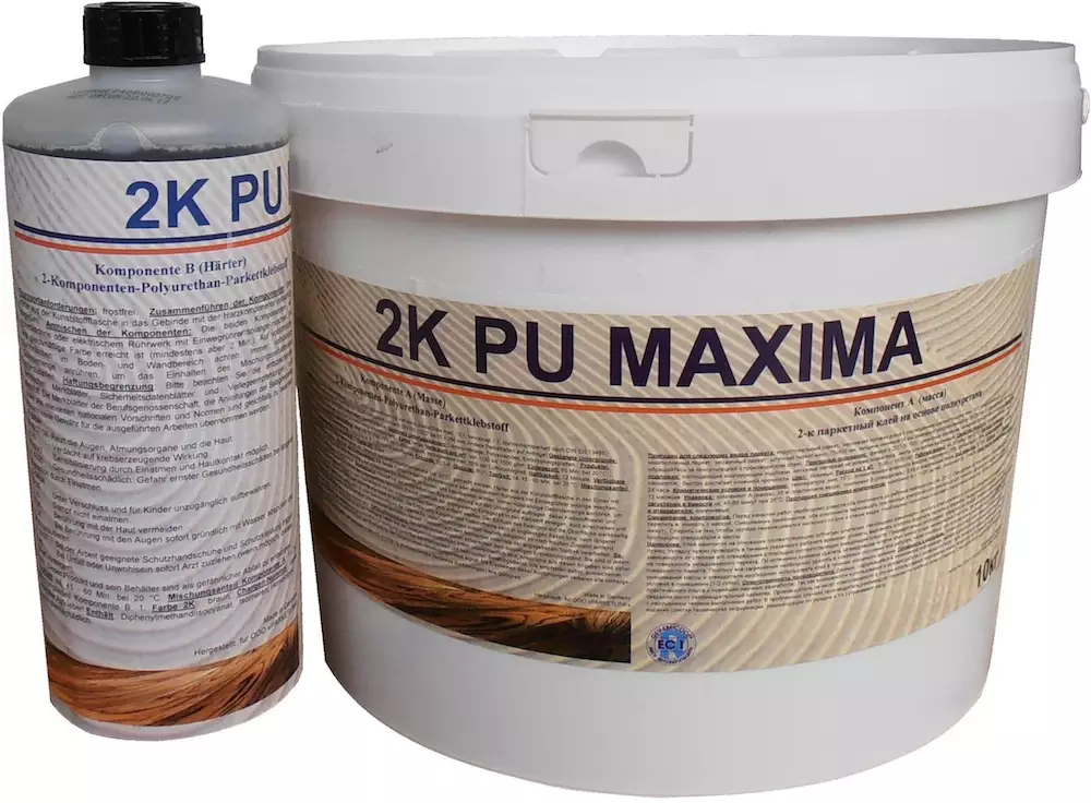 Клей для паркета 2K PU Maxima / 6 кг